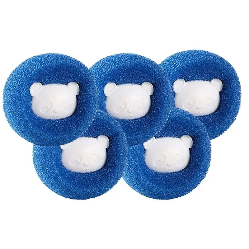 1-5pcs Pet Hair Remover Reusable Ball Laundry Washing Machine Filter Wool Sticker Cat lifestyle view