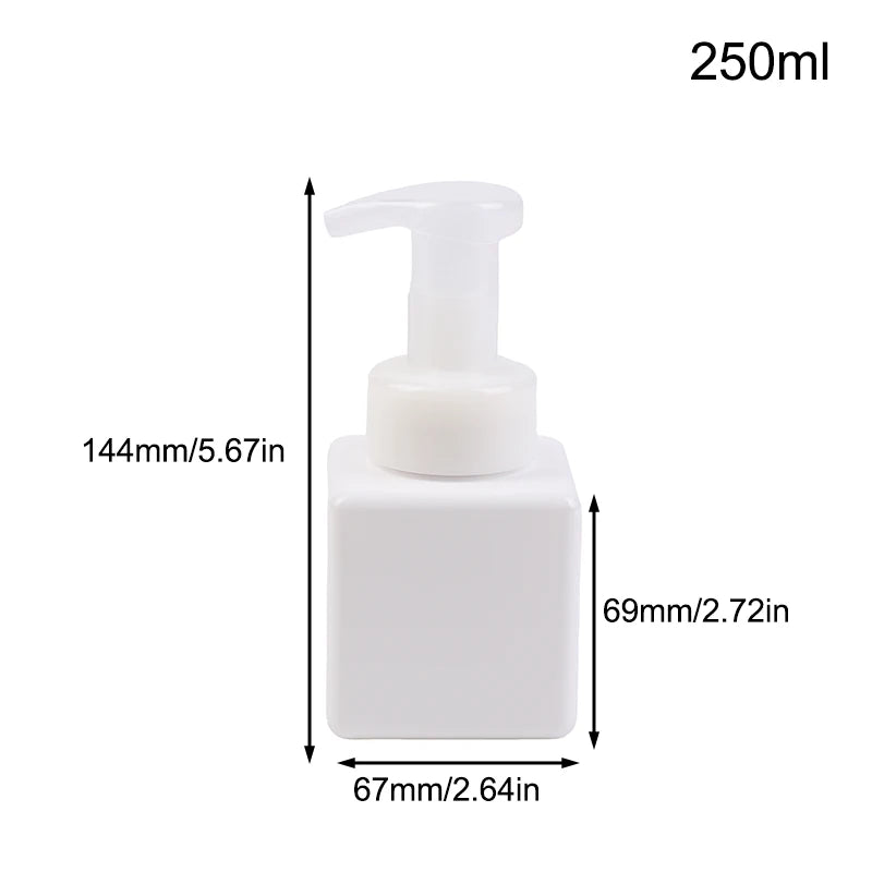 Portable Foam Soap Dispenser Manual Press Pump Bottle 250/450/650ml Foaming Liquid Sh alternate view