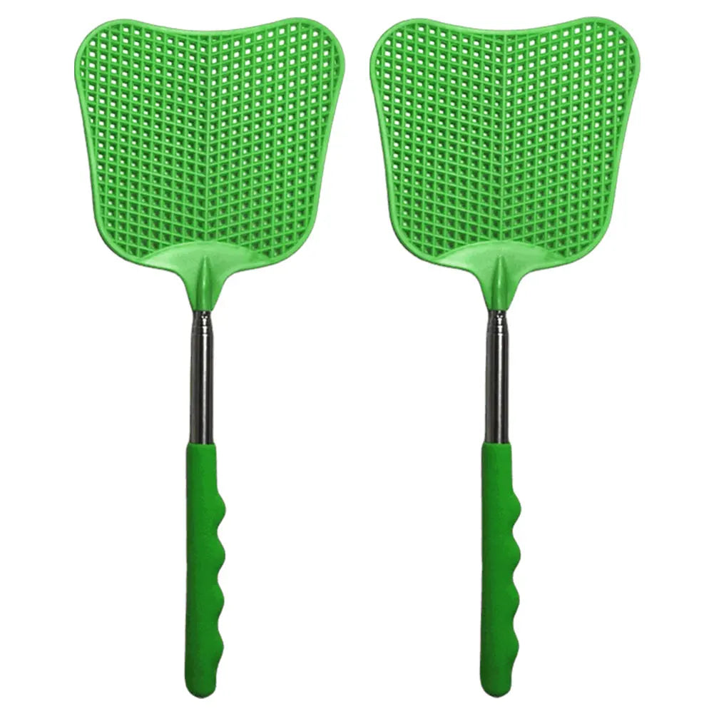 2Pcs Telescopic Fly Swatters with Anti-Slip Handle | Retractable Bug Killer Tools alternate view