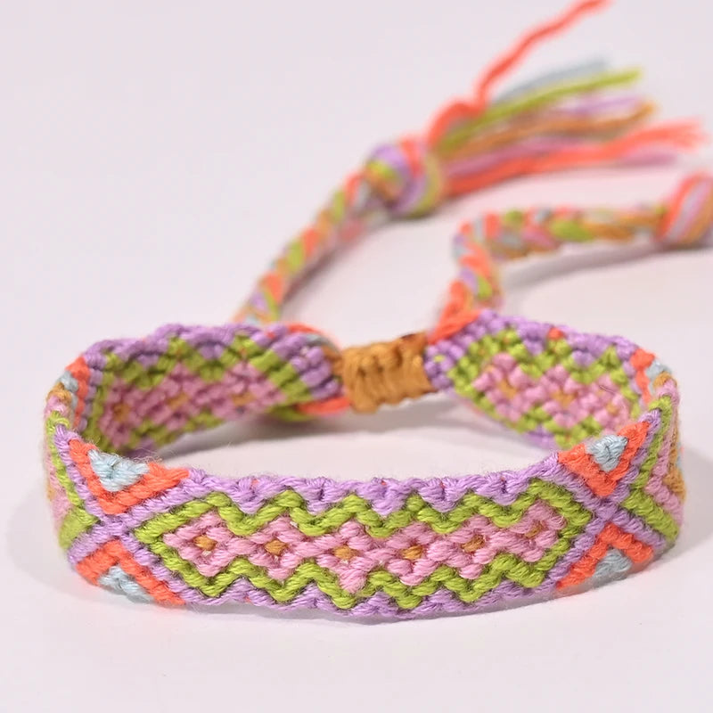 Rope Weave Bohemia Friendship Bracelet | Handmade Summer Beach Style Jewelry additional angle