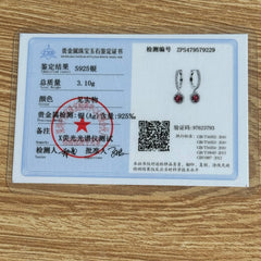 Hot selling 925 silver heart-shaped, pink,red, multi-color crystal sparkling luxury e alternate view