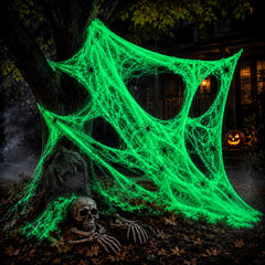 Glow In The Dark Spider Webs Halloween