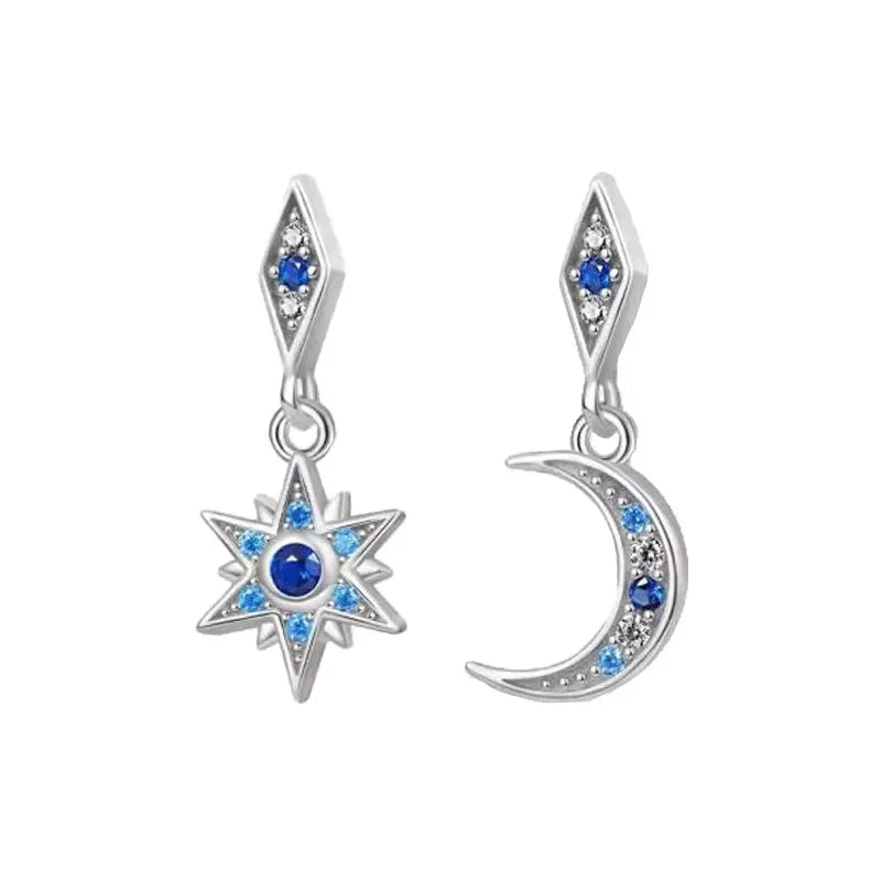 925 Sterling Silver Cherry Butterfly Shining Zircon Stud Earrings | Women's Holiday C lifestyle view