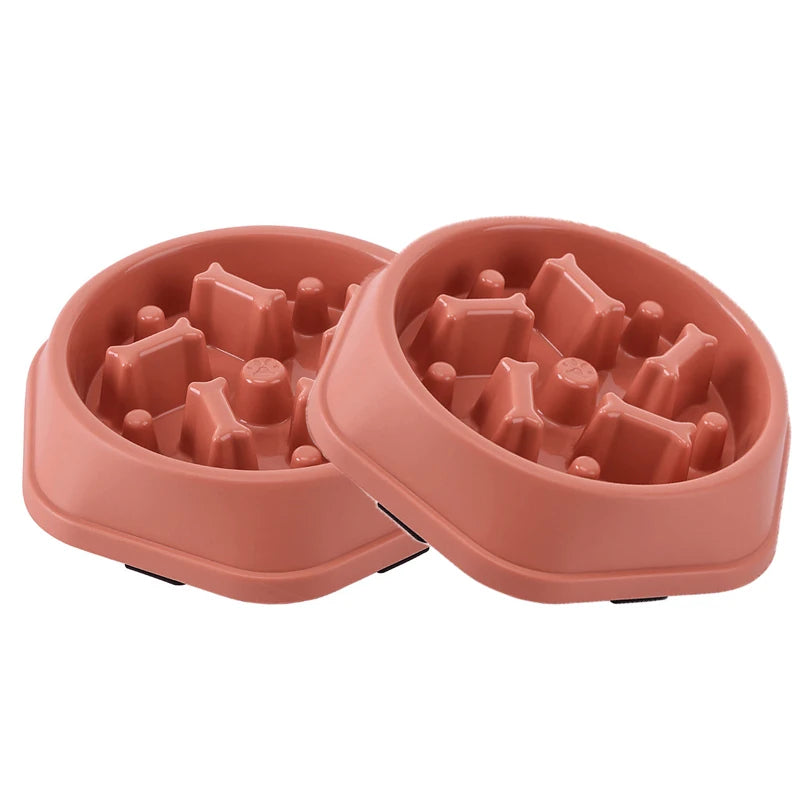 Slow Feeder Dog Bowl | Anti-Choking Puzzle Feeder for Small and Medium Dogs additional angle