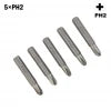 5pcs Cross Screwdriver Bit Set Magnetic Phillips Bits PH0000 to PH2 | 4mm Hex Shank P alternate view