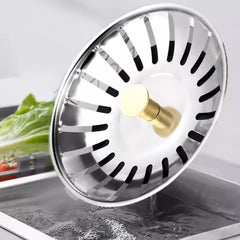 Stainless Steel Kitchen Sink Filter Hole Bathtub Hair Catcher Stopper Bathroom Sewer Drain Strainer
