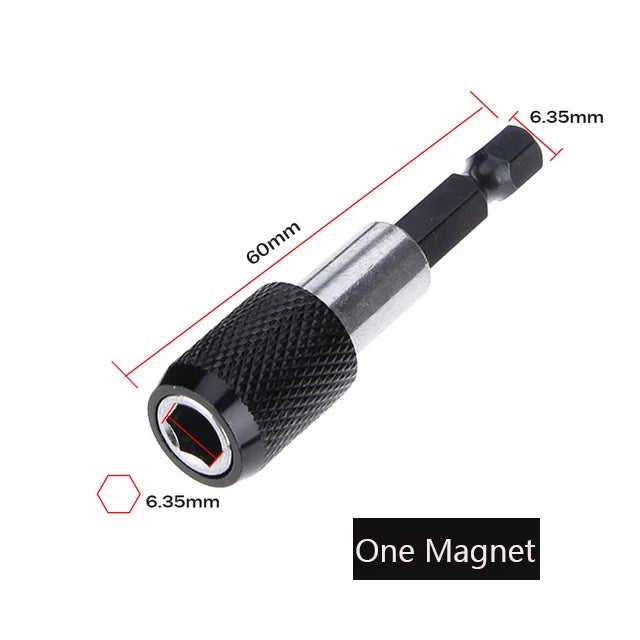 1/4 Inch Hex Shank Screw Depth Magnetic Screwdriver Bit Holder | Adjustable Depth Bit alternate view