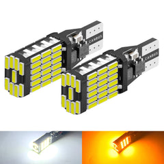 2pcs T15 4014 45chips W16W 921 912 LED Backup Light Reserve Lamp Canbus Bulbs High Power LED Canbus