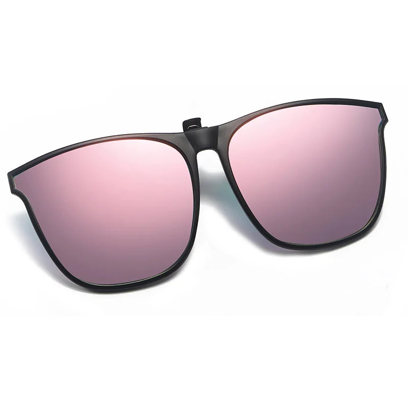 Polarized Clip On Sunglasses Men Car Driver Goggles UV400 Sun Glasses Anti Glare Vint alternate view