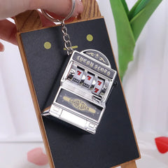Fruit Slot Machine Keychain | Lucky Charm Bag Pendant for Adults detail view