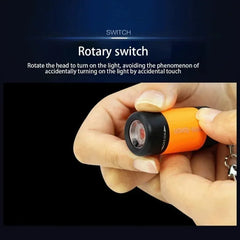 Flashlight Waterproof Outdoor Hiking Camping Mini FlashlightUSB Rechargeable LED Strong detail view