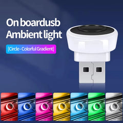 Car Mini USB LED Ambient Light | Portable Decorative Atmosphere Lamp