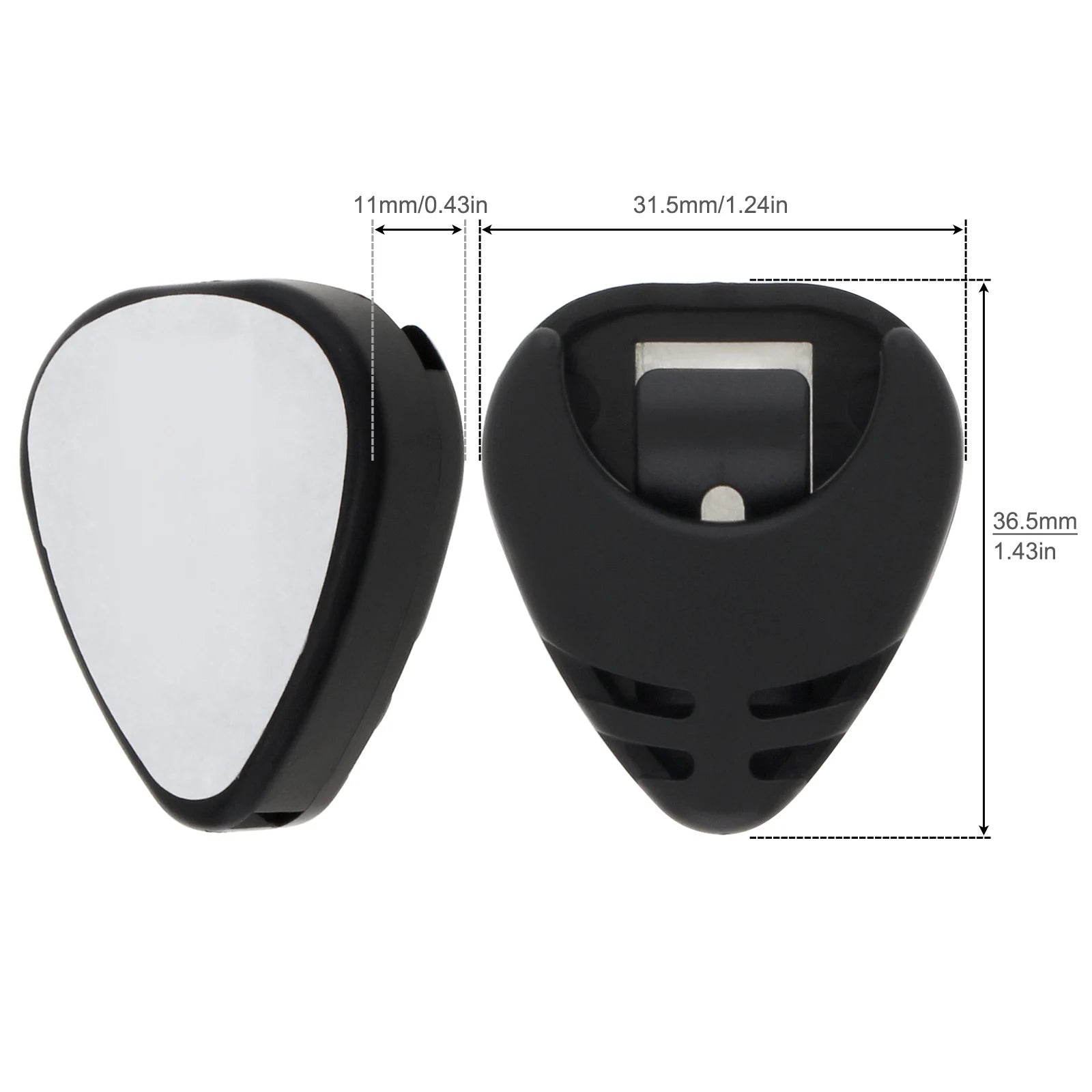 5pcs Guitar Picks Holder Plastic Stick-on Guitar Pick Case Electric Guitar Accessorie alternate view