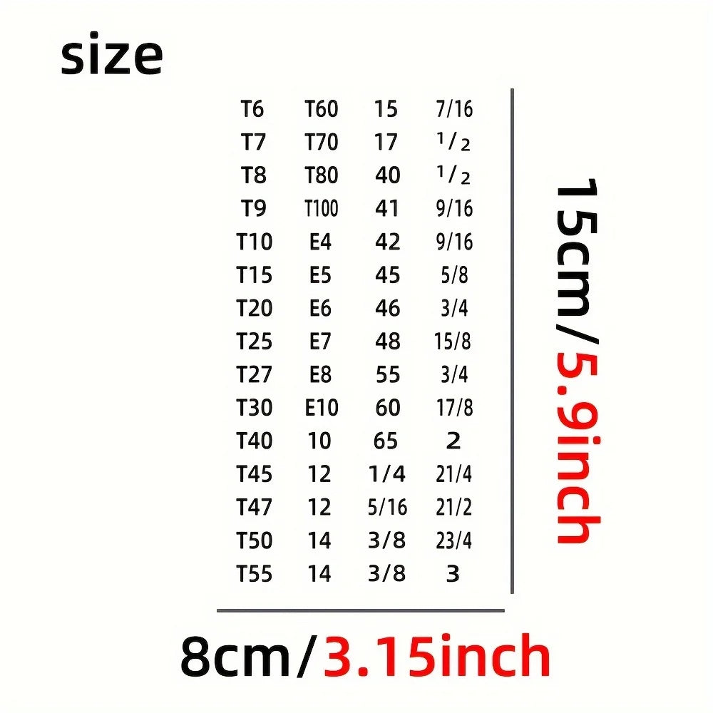 60pcs Mechanical Drive Socket Label Stickers | Quick and Easy Reminder Toolbox Decals detail view
