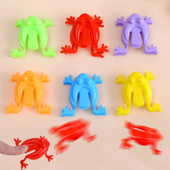 12/24/36pcs Mixed Color Jumping Frog Bounce Fidget Toys Antistress Relieve Family Game Birthday Part