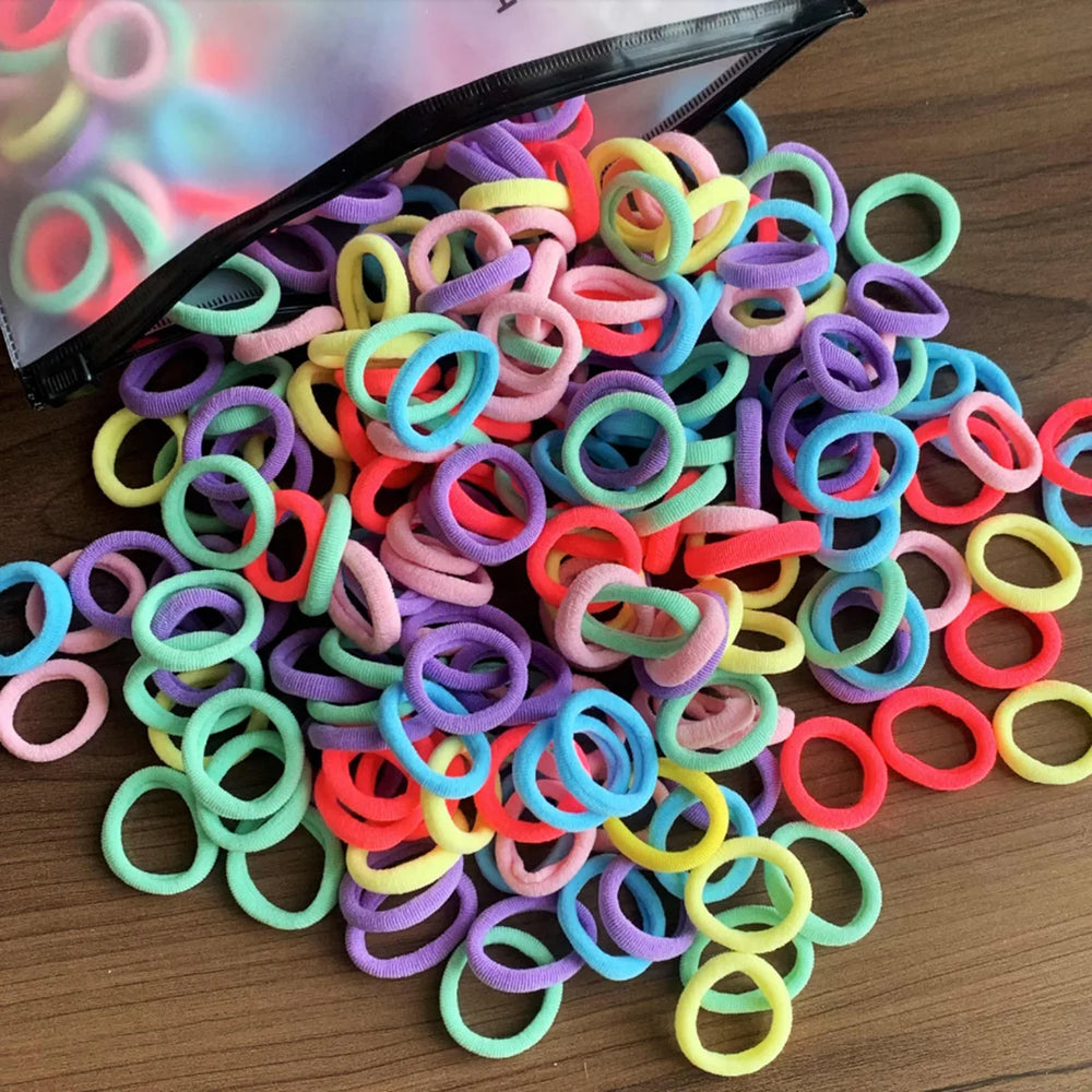 Ties Rubber Band Kids Elastic Hair Leagues Girl Hair for Children lifestyle view