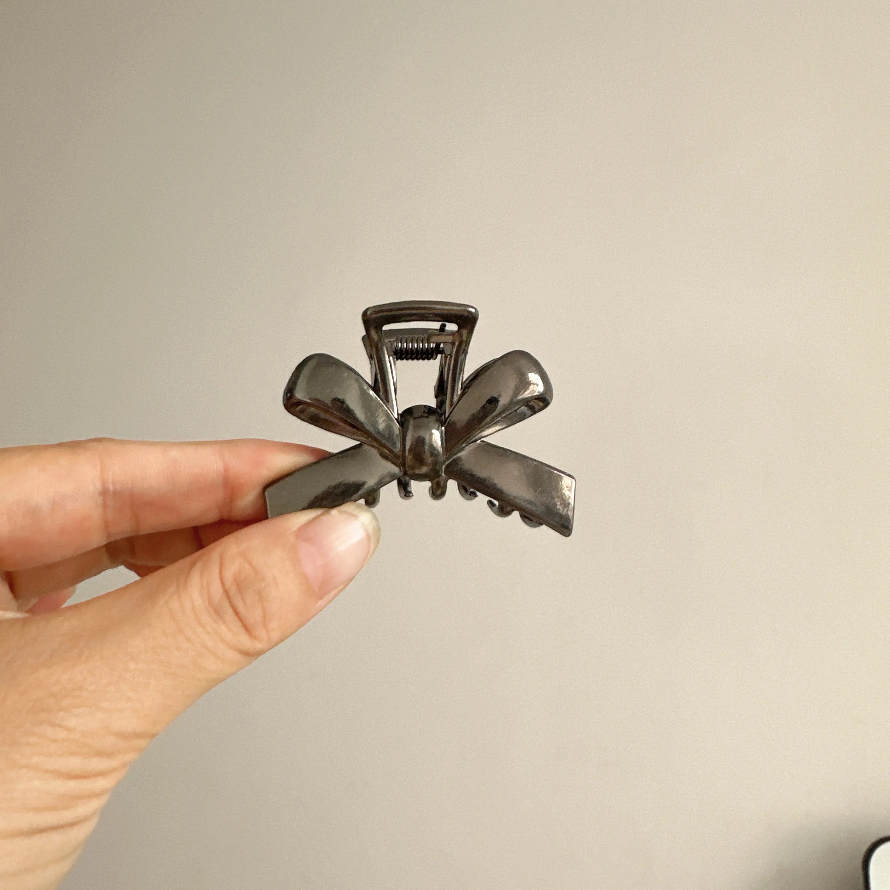 Mini Metal Bow Hair Claw Clip Women Summer Headwear