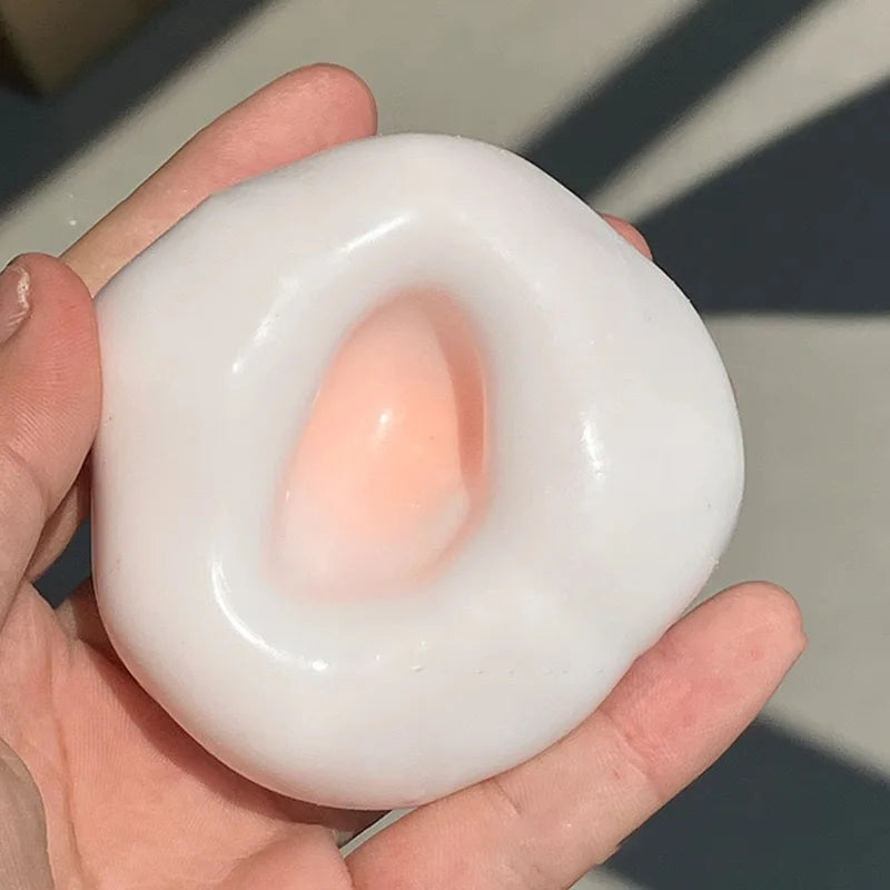Moldable Squishy Toy Mochi Stress Relief Ball | Slow Rise DIY Air Pump Decompressio additional angle