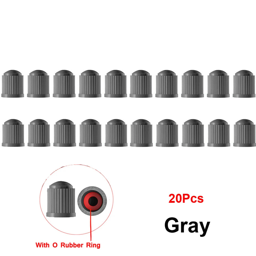 20 Pcs Tire Valve Caps Universal Stem Covers