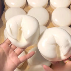Yogurt Cake Bread Squishy Toy | Slow Rising Sensory Fidget for Relaxation close-up view