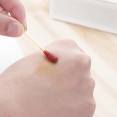 Disposable Iodine Cotton Swabs | First Aid Disinfectant Sticks close-up view