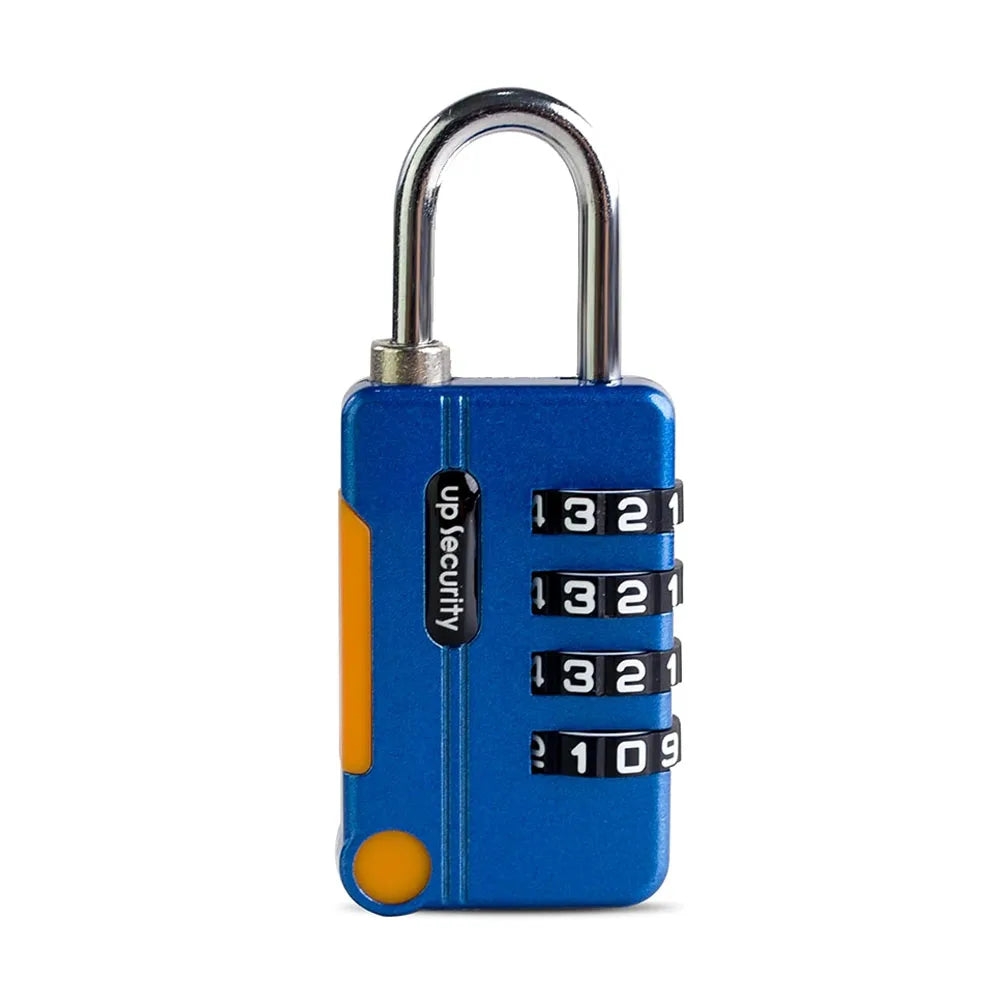 4 Digit Combination Padlock | Keyless Travel Luggage Lock additional angle