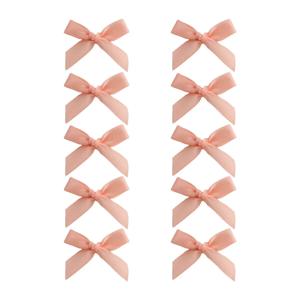 10pcs 4cm Cute Ribbon Bow Hair Clips Girls Korean Style Bowknot Mini Clip Hairpin B additional angle