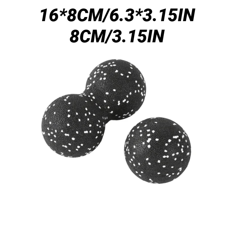 Yoga Peanut Massage Ball Set | Muscle Relaxation & Fascia Release Kit detail view