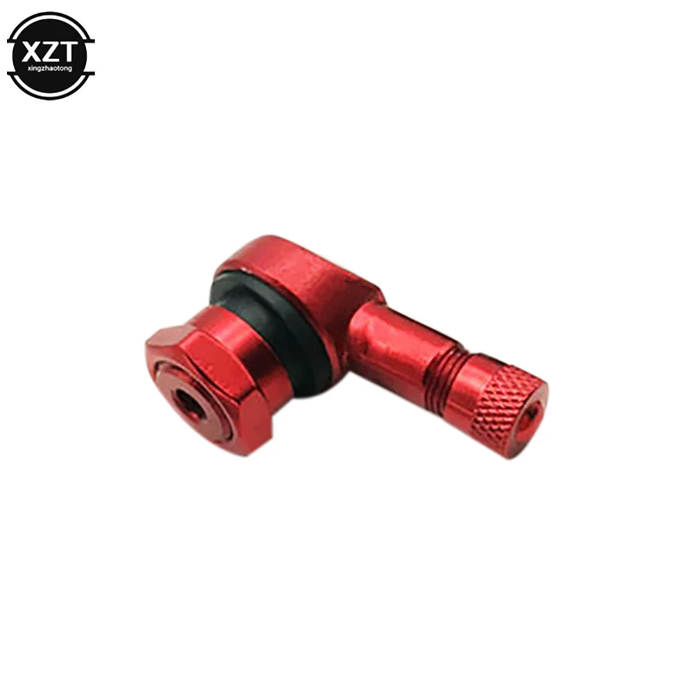 1PCS Aluminum Alloy Valve Motorcycle Rim 90 Degree Angle Motorcycle Wheel Tire Tube additional angle
