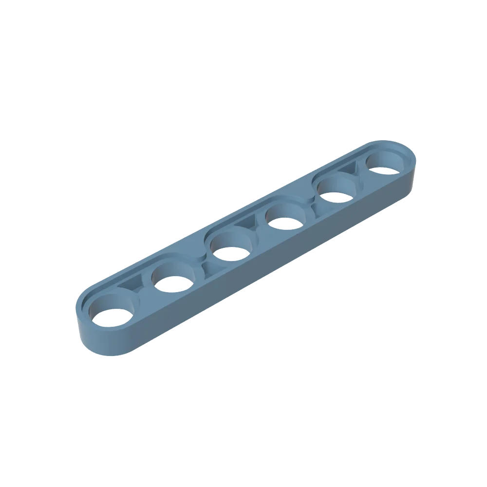 Gobricks GDS-694 Technical Liftarm Thin 1 x 6 | Compatible Building Block Piece lifestyle view