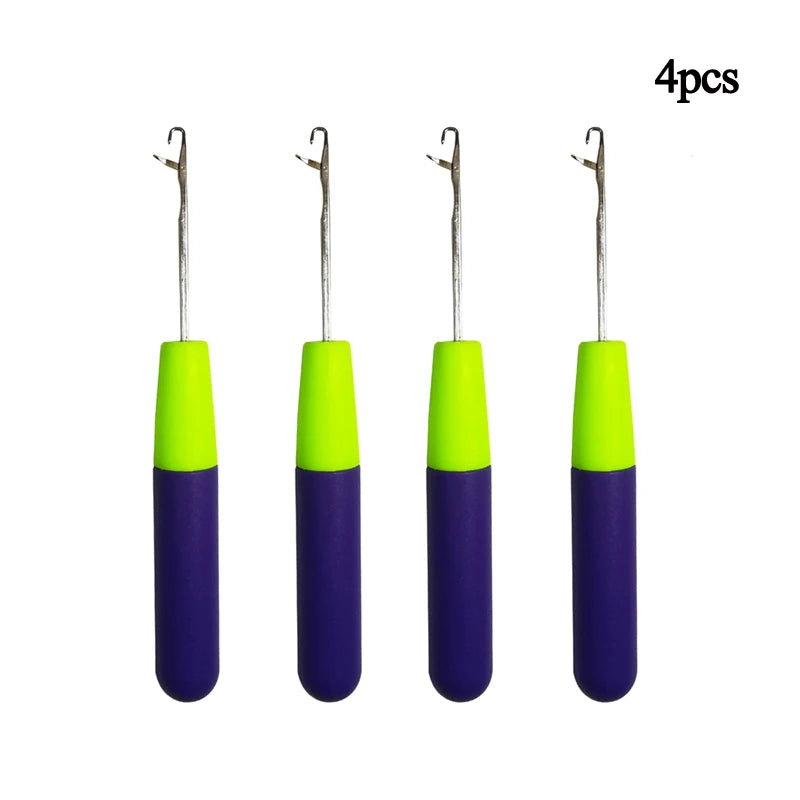 Plastic Crochet Hook Needle for Hair Weaving Dreadlock Knit Hook Needle for Hair Weavi close-up view