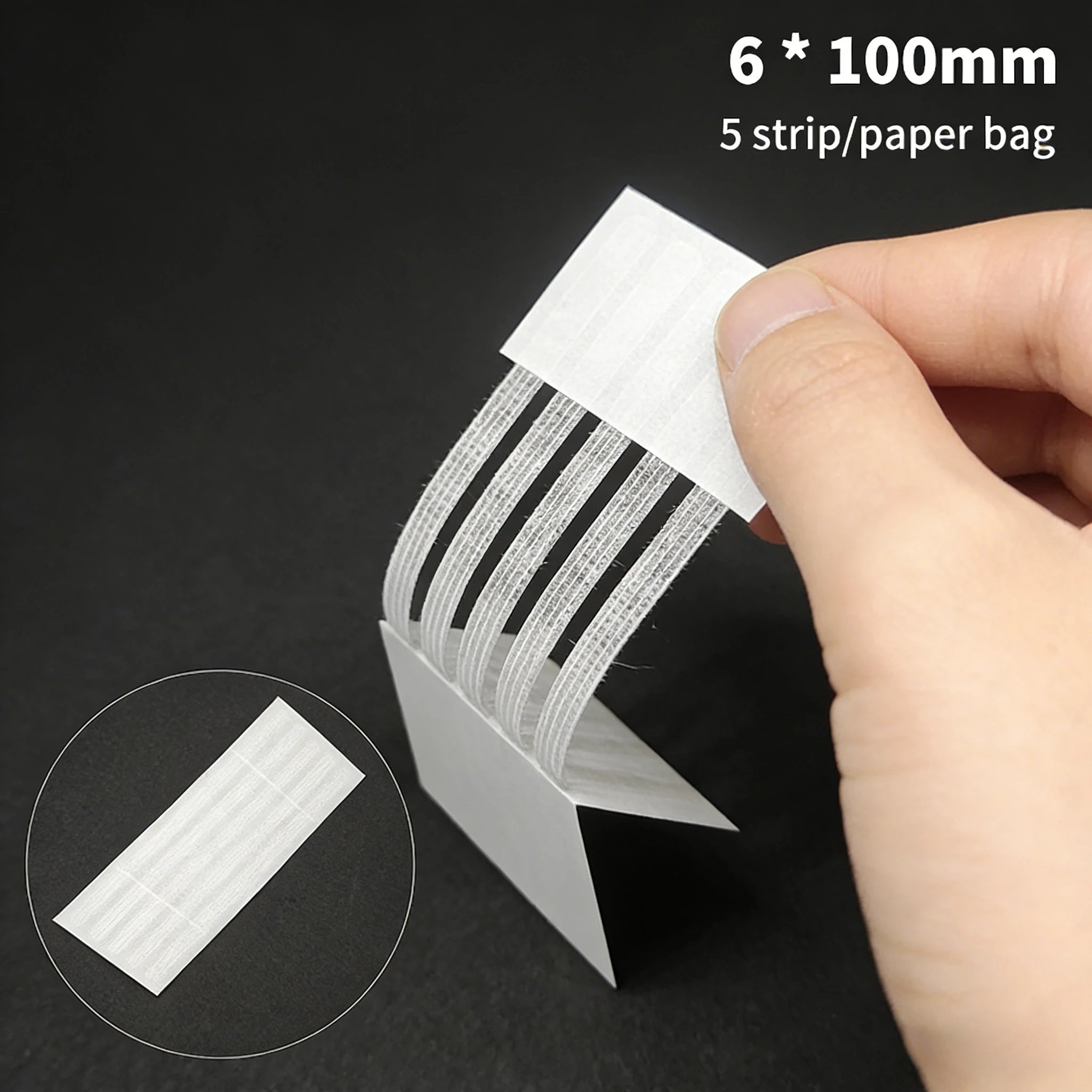 5 Strips Wound Skin Closure Strips | Medical Suture Free Surgical Tape alternate view
