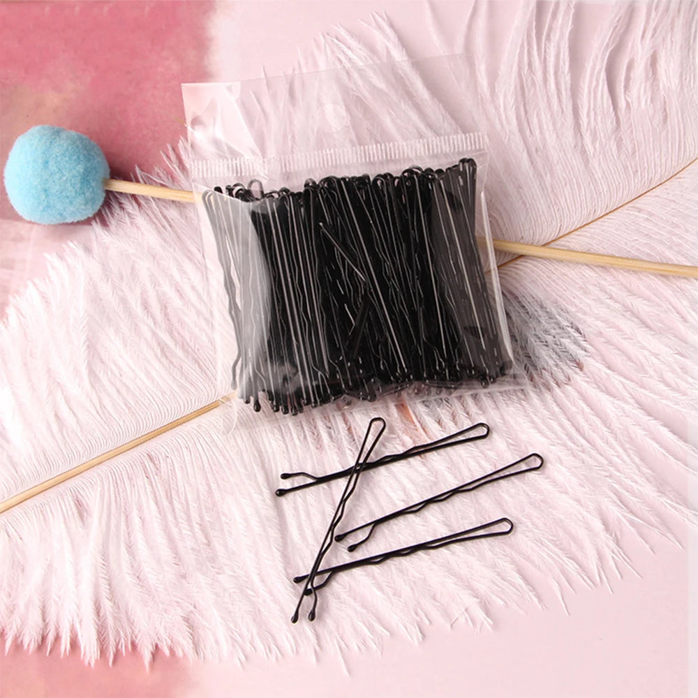 50pcs/set Multi Colors Women Bobby Pins 5cm Hair Clip Lady Hairpins Curly Wavy Grips Hai detail view