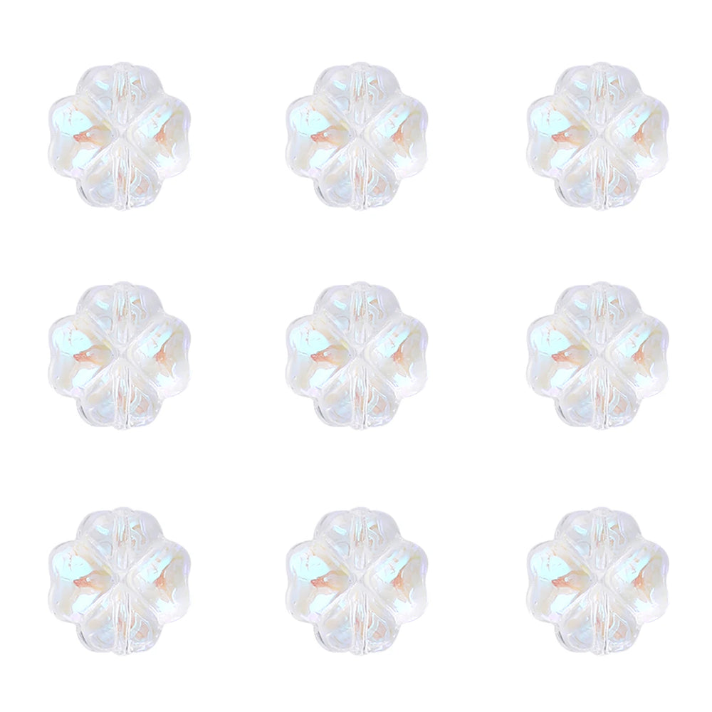 Leaf Flower Beads Scattered Beads Handmade Making Couple Bracelets Necklaces Earrin additional angle
