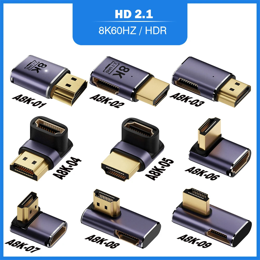 HDMI-Compatible Adapter | Mini and Micro HDMI to HDMI 2.1 Converter 48Gbps 8K60Hz 4K1 lifestyle view