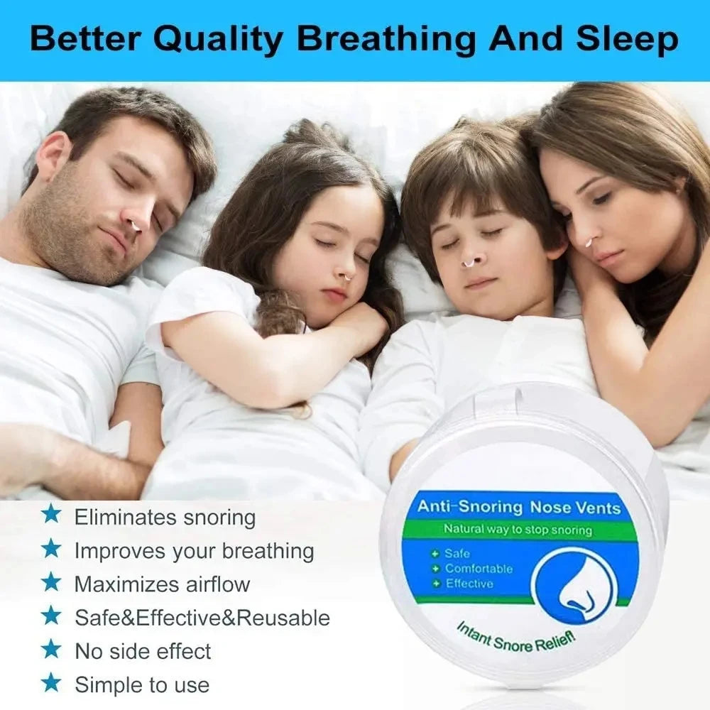 Blue Silicone Anti Snoring Devices | Nasal Dilators for Better Sleep detail view