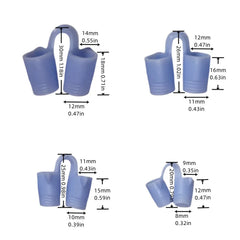 Blue Silicone Anti Snoring Devices | Nasal Dilators for Better Sleep close-up view