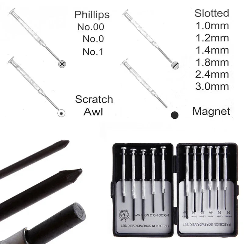 11-Piece Micro Precision Screwdriver Set | Watch and Jewelry Repair Kit alternate view