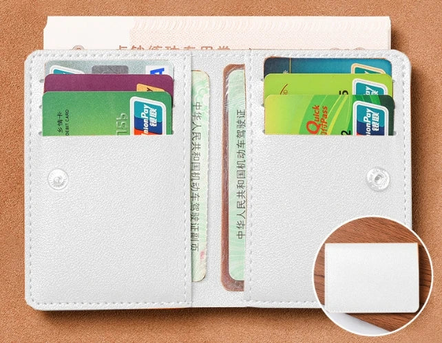 Classic PU Leather Small Wallet | Slim Credit Card and Coin Purse for Men and Women additional angle