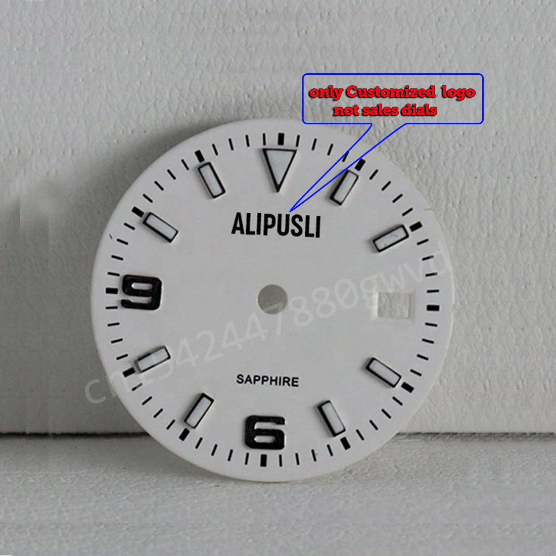custom watch logo dial time sticker personalized gold silver metal transfer small min alternate view