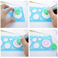 Geometry Spirograph Drawing Stencils Set Painting Template Art Crafts Creative Kids E alternate view