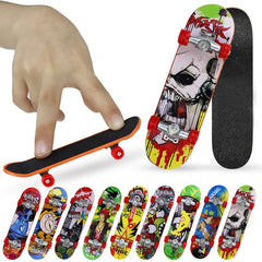 5Pcs Mini Finger Skateboard Set | Kids Tabletop Toy with Alloy Trucks