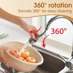 2 Modes Sink Faucet 360 Degree Rotation Filter Extension Tube Shower Water Saving Tap Universal Kitchen Gadgets Accessories