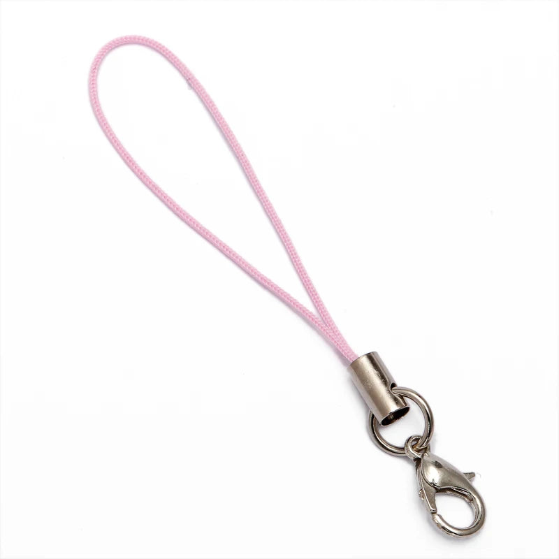 50pcs Cell Phone Lanyard Strap String Mobile Hook With Lobster Clasp Ring Keychain Fo alternate view