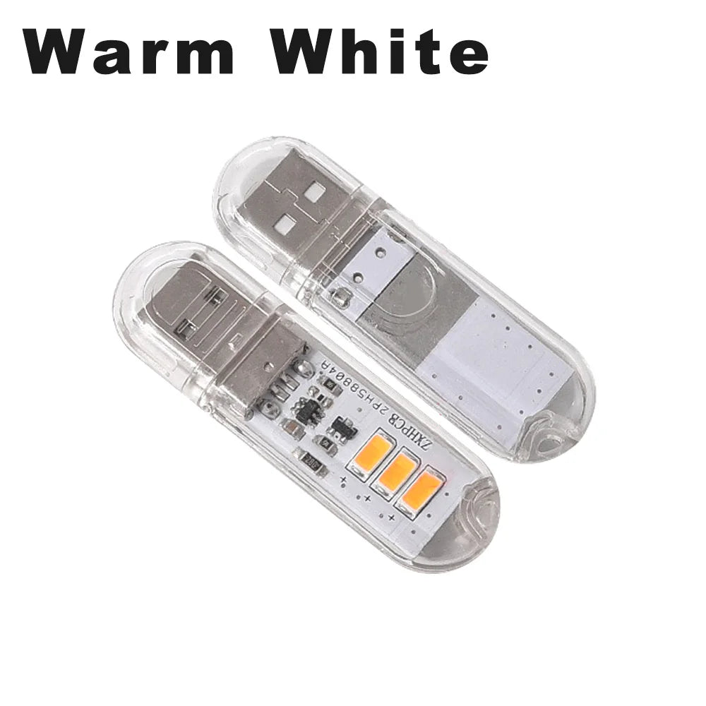 Portable USB LED Book Light | Touch Switch Reading Lamp alternate view