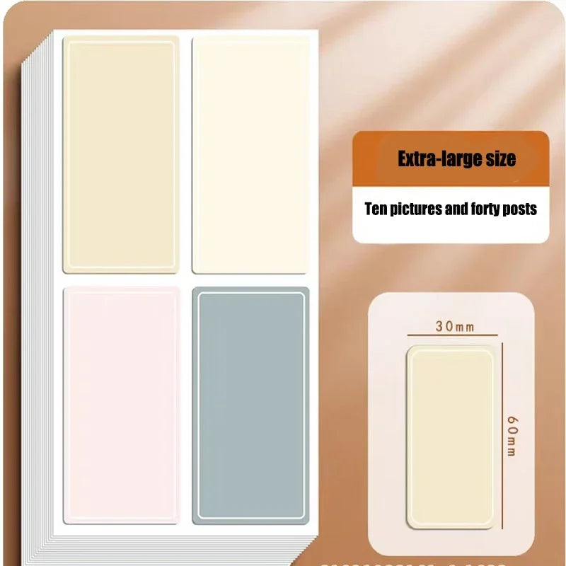Colorful Waterproof Label Stickers | Self-Adhesive Name Tags for Kitchen and Organi additional angle