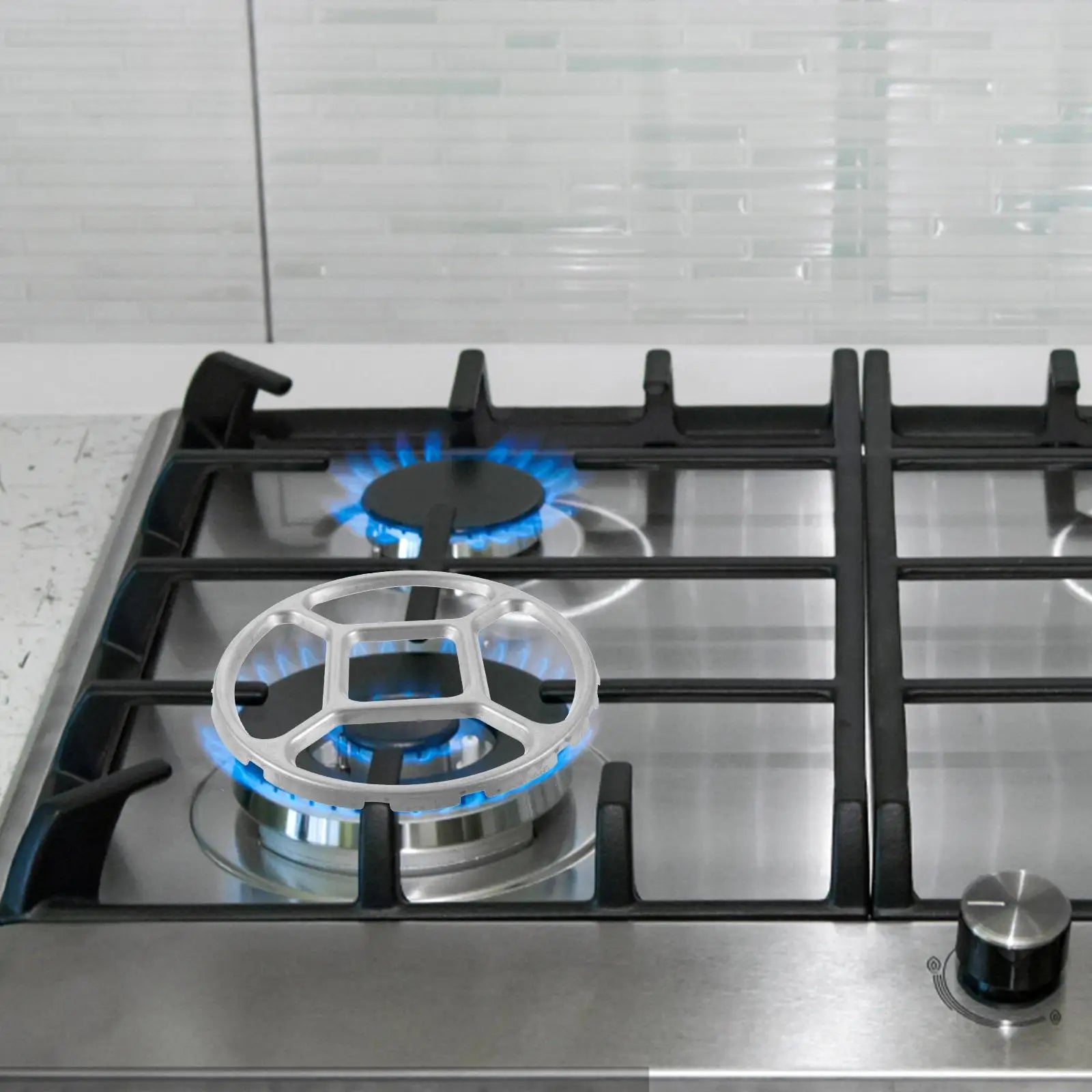 Auxiliary Support Small Pot Wok Steamer Rack Stand Gas Burner Utensils Stovetop Grill alternate view