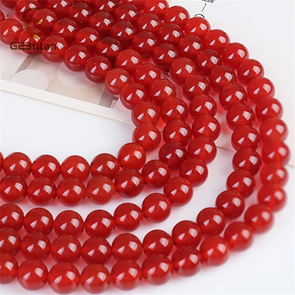 Red Carnelian Titanium Stud Earrings | Hypoallergenic Piercing Jewelry Gift lifestyle view