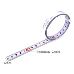 Miter Track Tape Measure Self Adhesive Metric Steel Ruler Miter Saw Scale for T-track alternate view