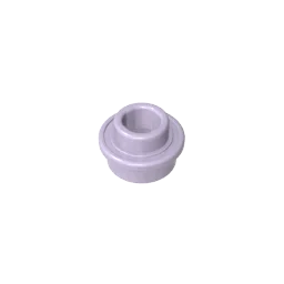 Gobricks GDS-603 PL.ROUND 1X1 W. THROUGHG. HOLE | Compatible Building Brick close-up view
